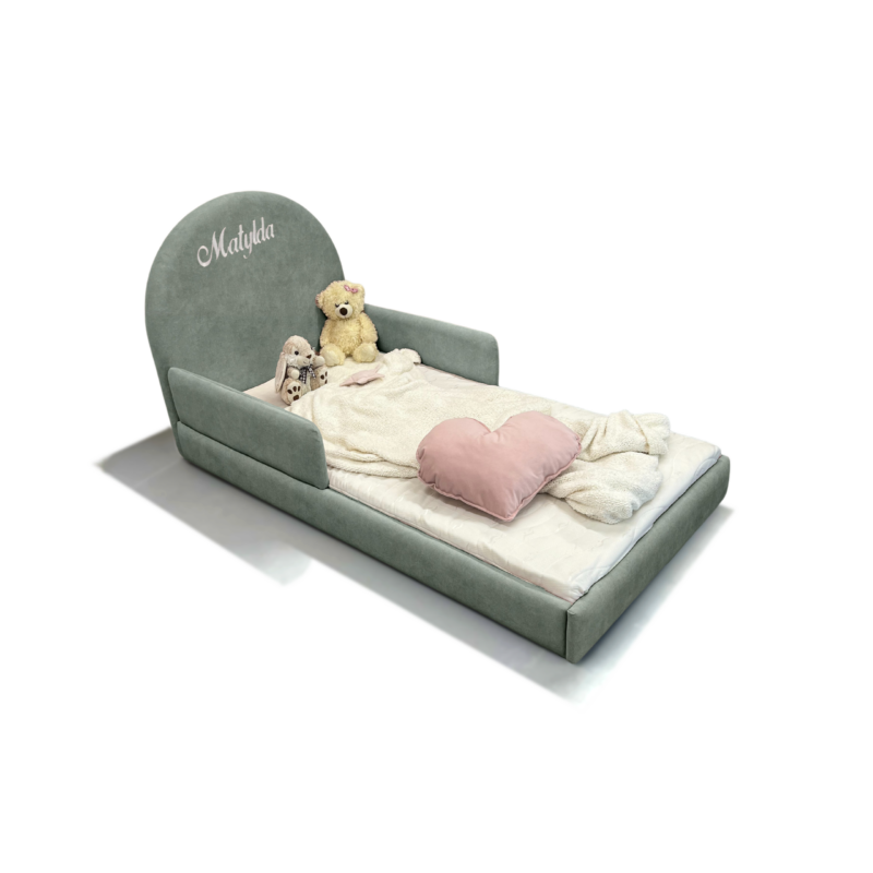 HAFT LILA łóżko 33 zielone