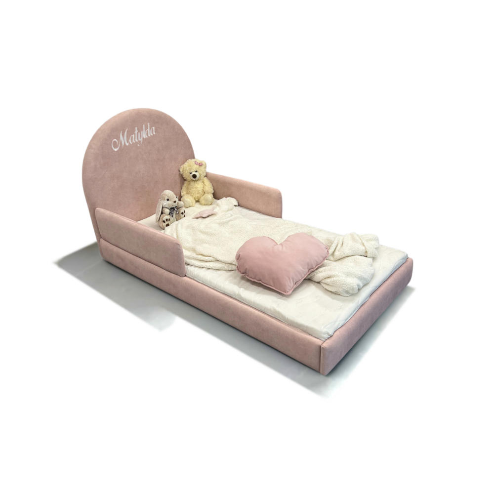 HAFT LILA łóżko 60 różowe