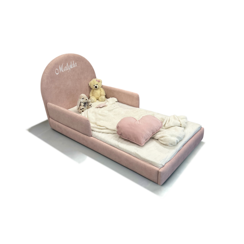 HAFT LILA łóżko 60 różowe