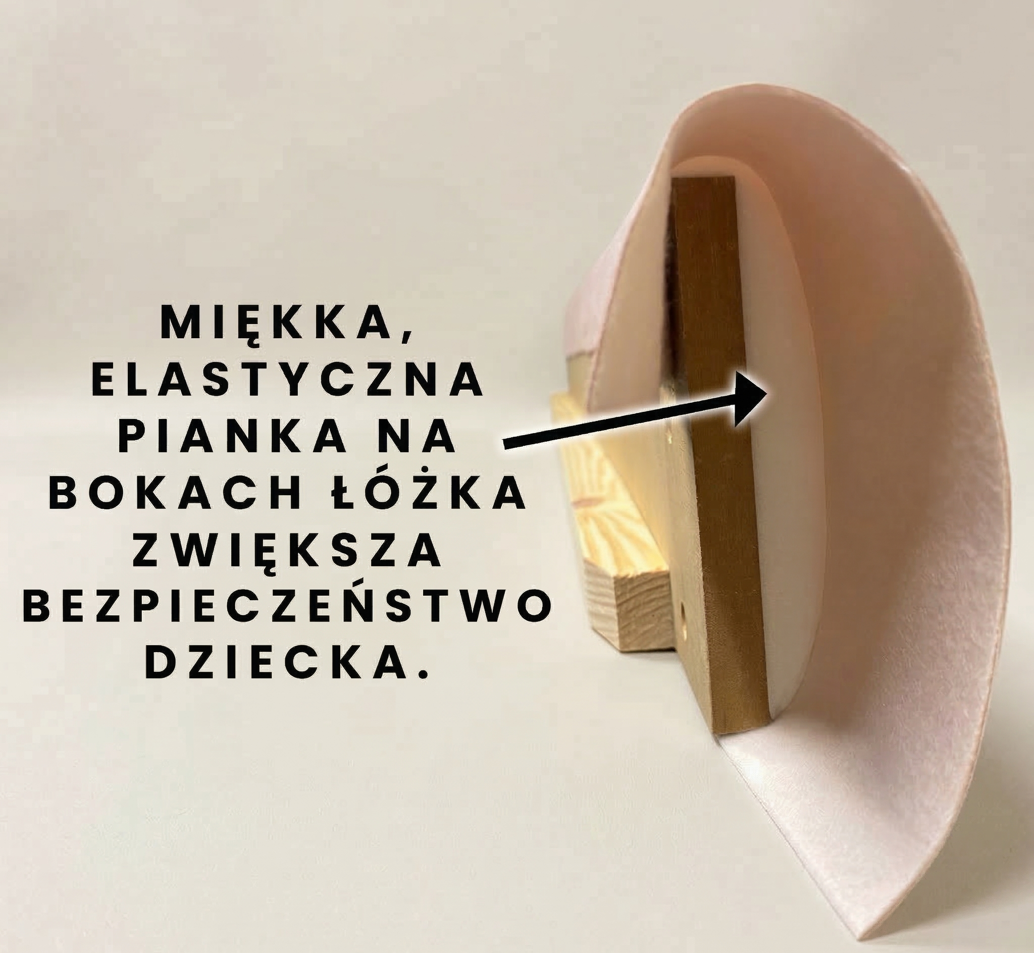 Bezpieczne łóżko dla malucha LILA