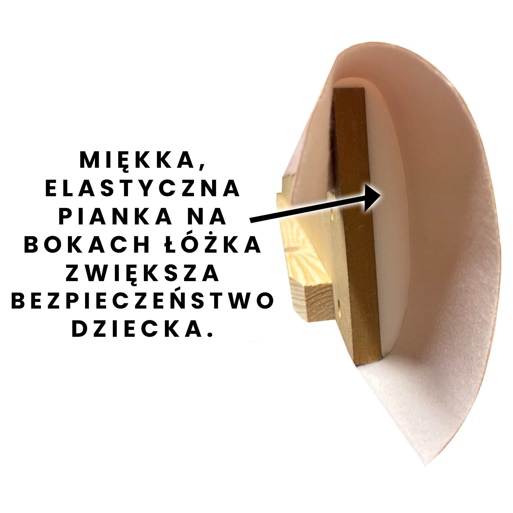 Solidna konstrukcja łóżka FIGO